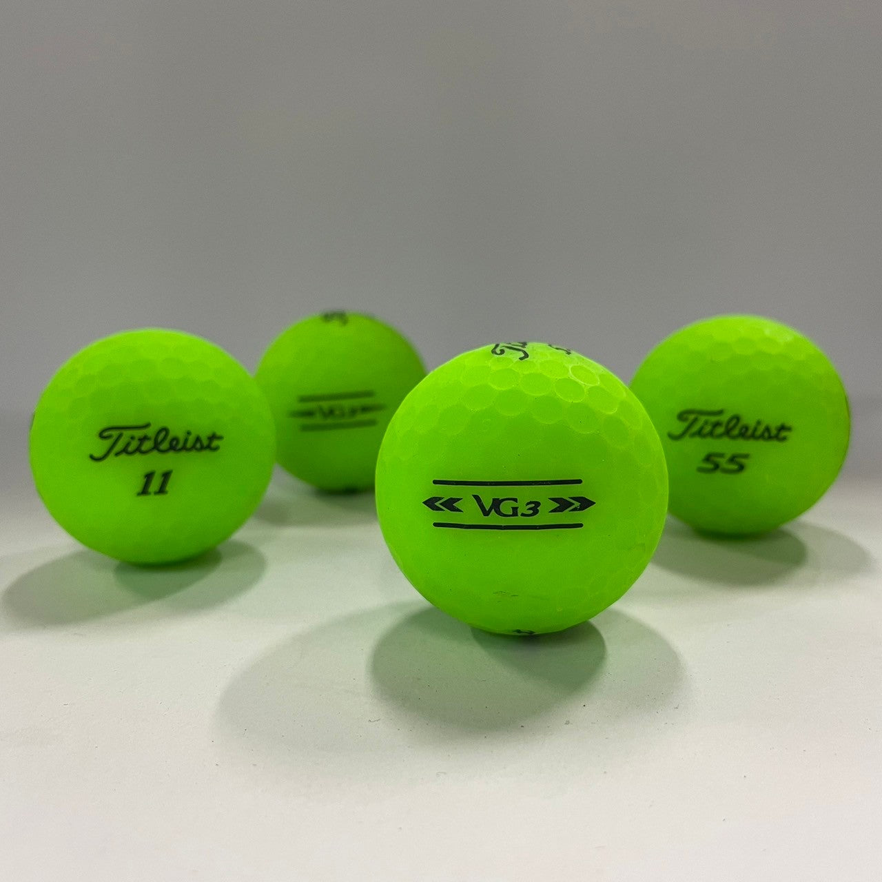 ロストボール タイトリスト Titleist VG3 年代混合 マットグリーン 20球 【Bランク】 ゴルフボール 【中古】