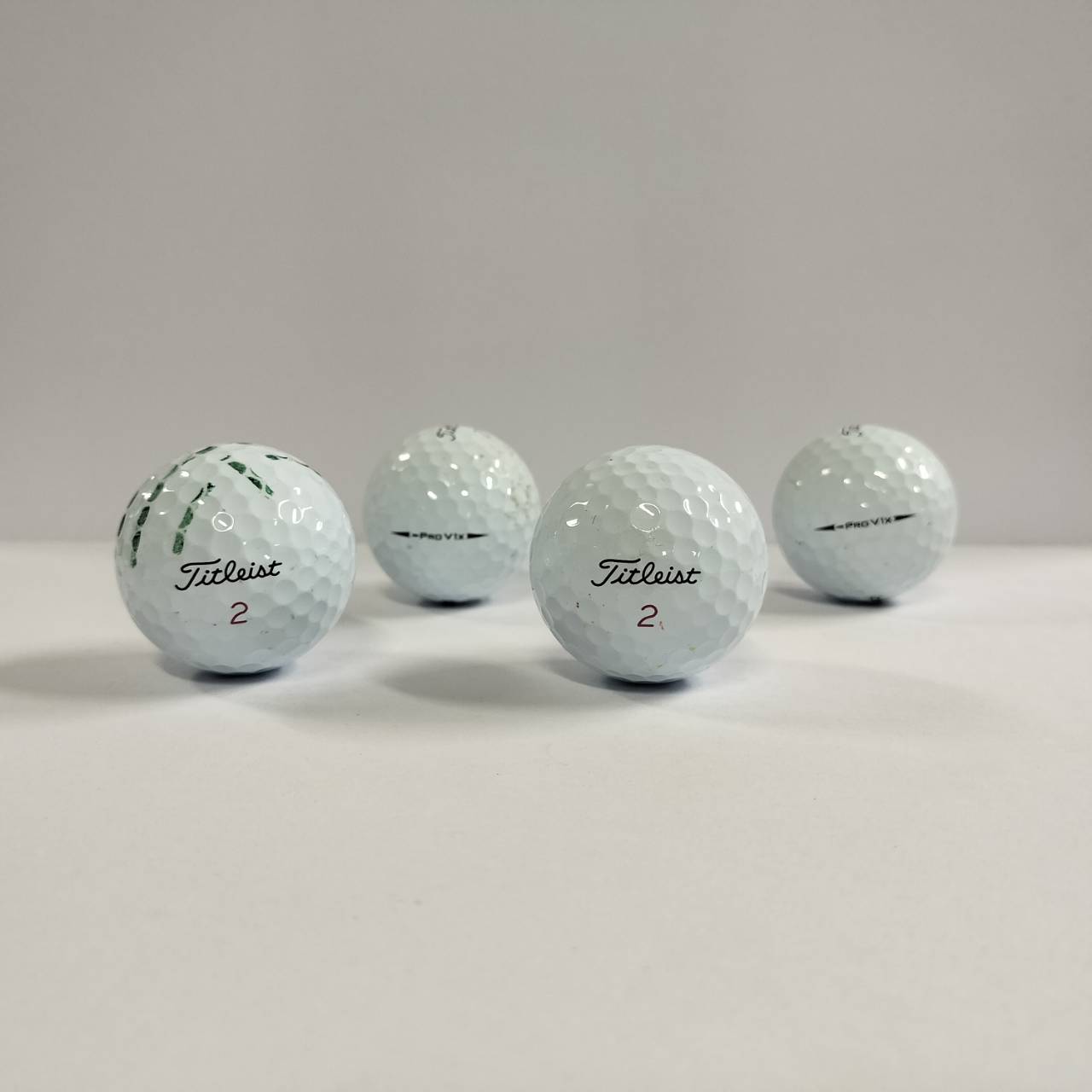ロストボール タイトリスト Titleist PRO V1x レフトダッシュ LEFT DASH ホワイト 20球 【Bランク】