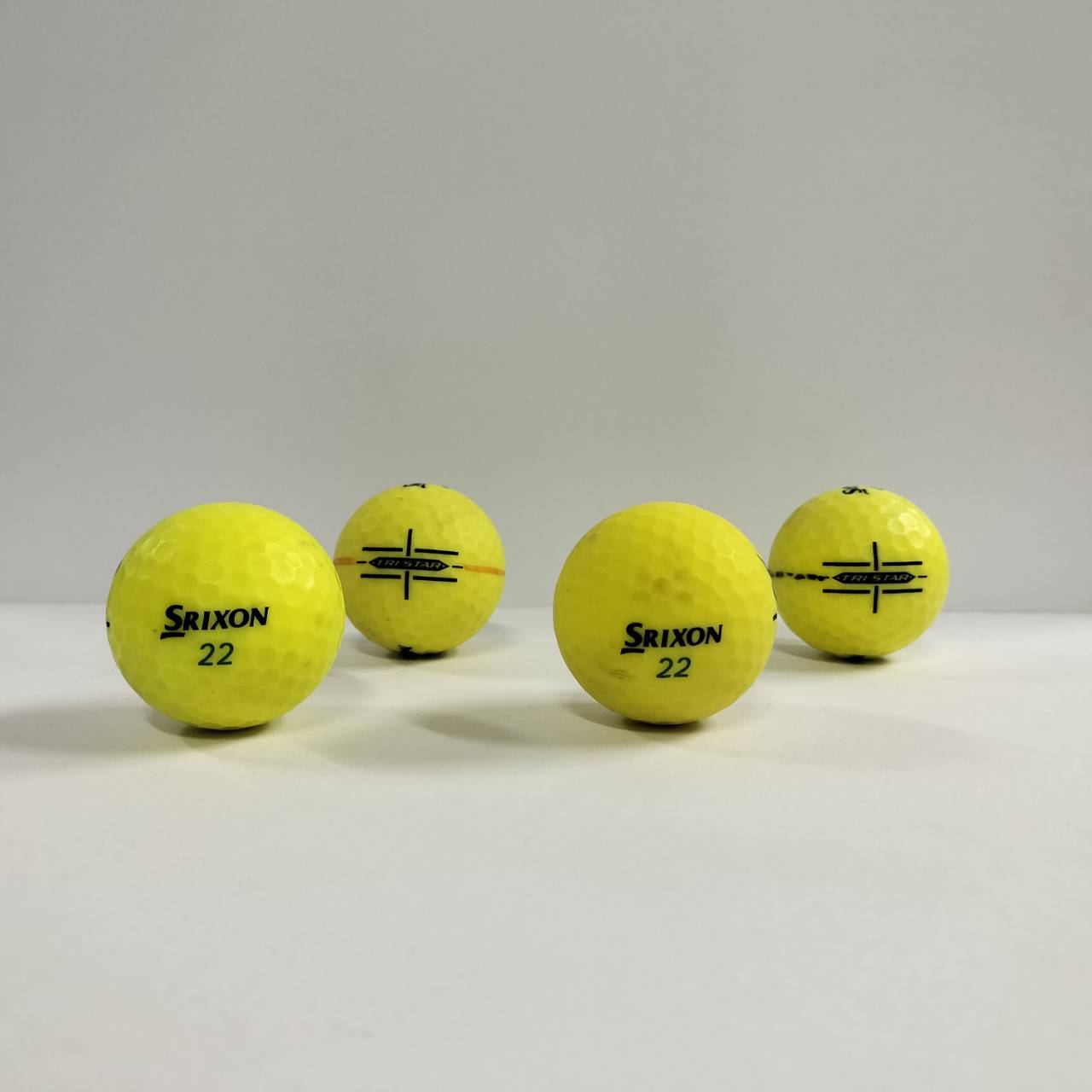 ロストボール スリクソン SRIXON マットイエロー 20球 【Bランク】