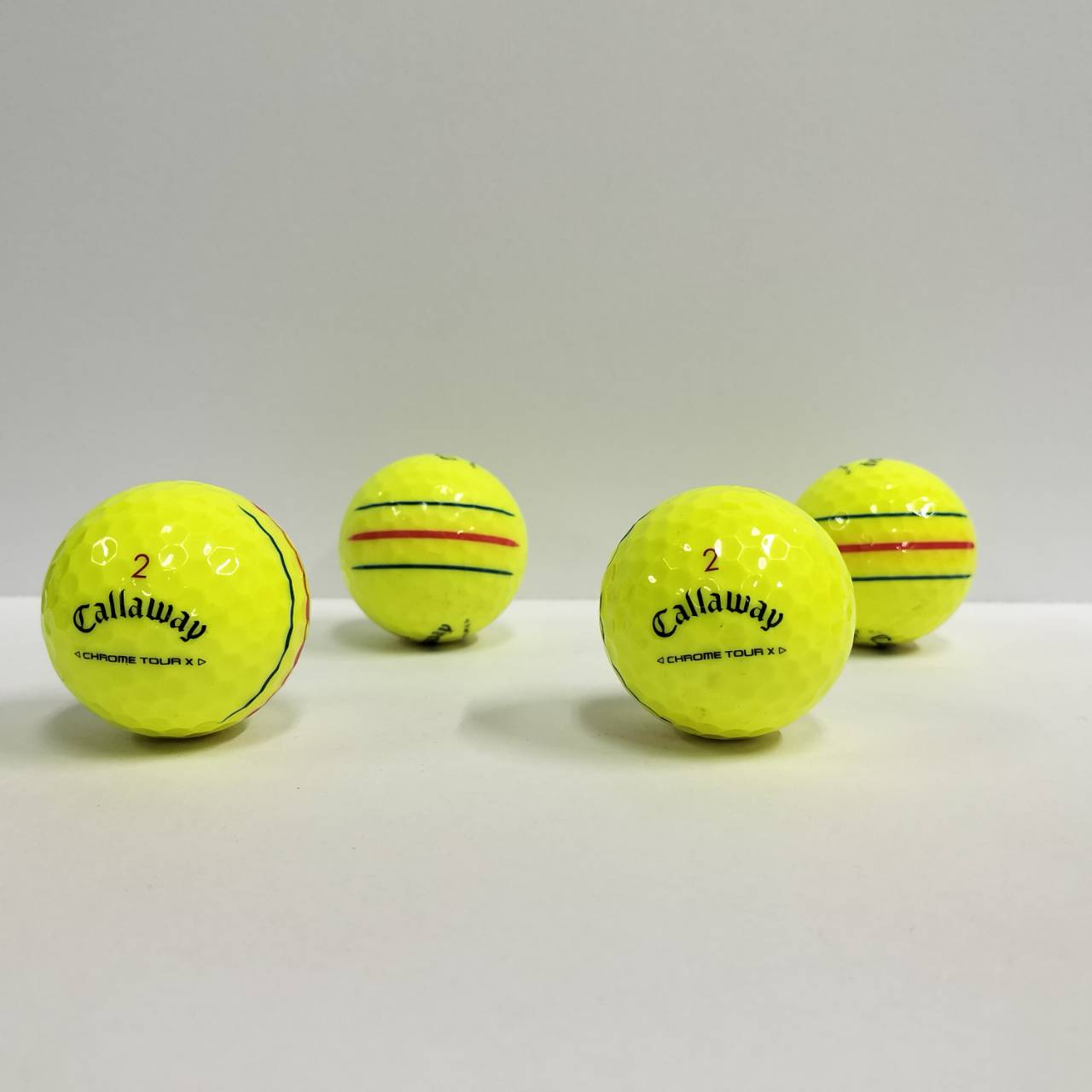 ロストボール キャロウェイ Callaway クロムツアー CHROME TOUR X トリプル・トラック イエロー 20球 【ABランク】