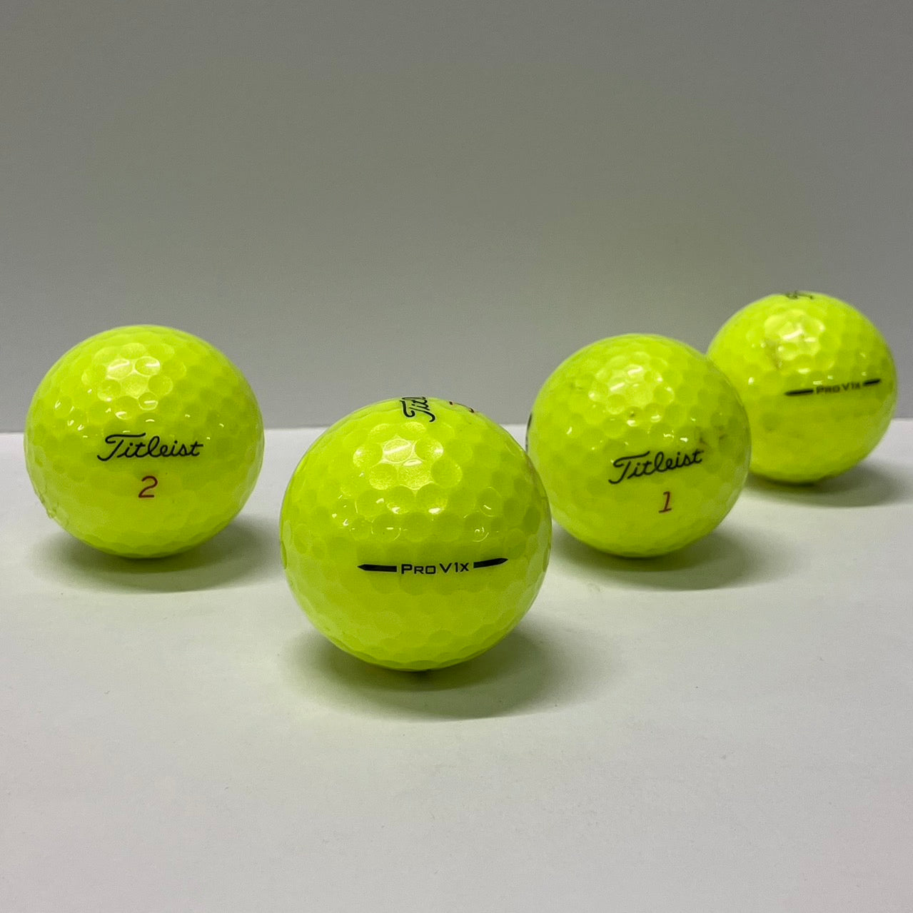 ロストボール タイトリスト Titleist PRO V1x 2025年 イエロー 12球 【Aランク】