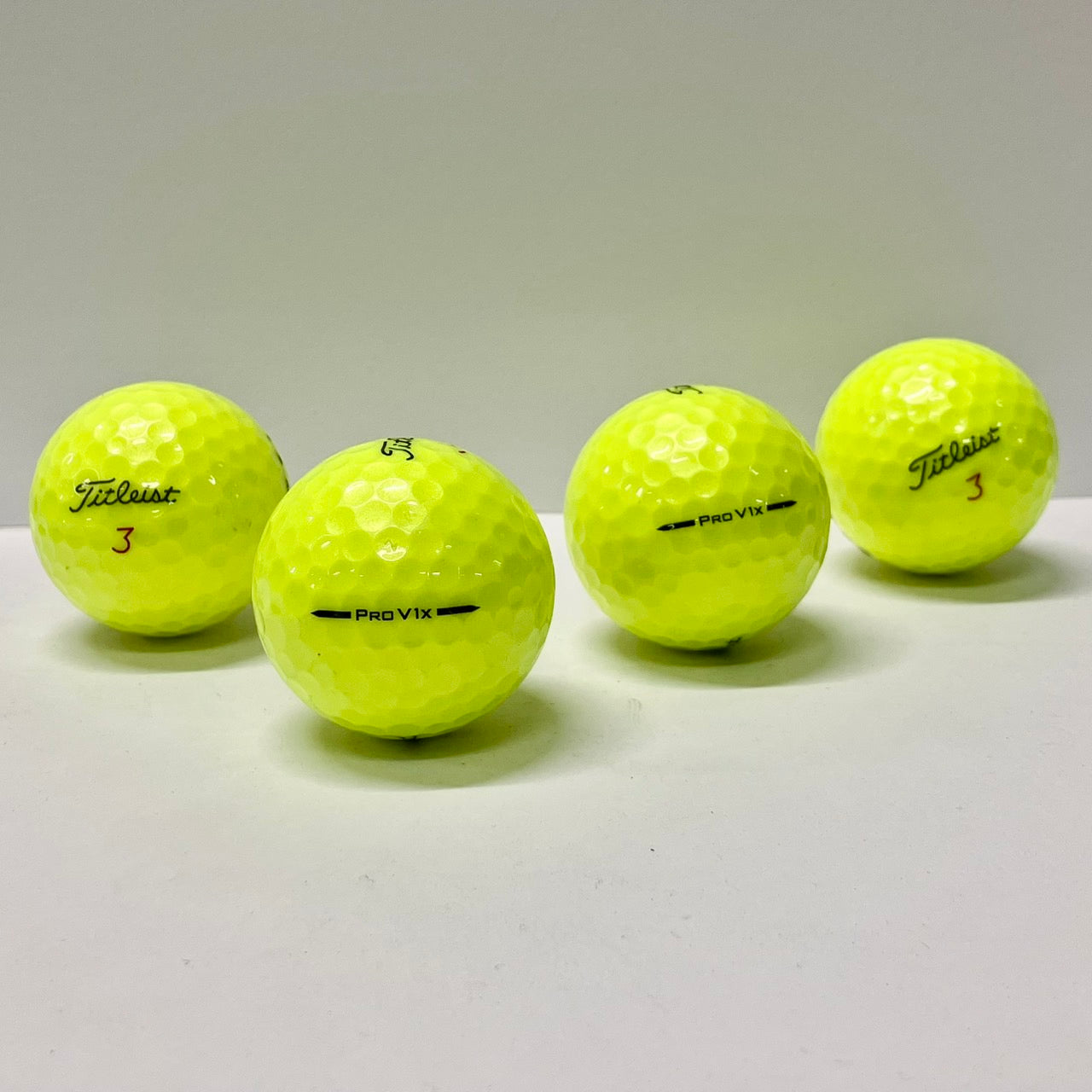 ロストボール タイトリスト Titleist PRO V1x 2025年 イエロー 20球 【Bランク】