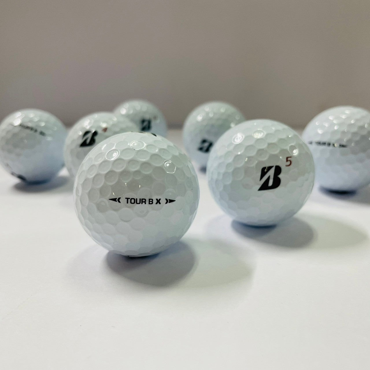 ロストボール ブリヂストン BRIDGESTONE TOUR B X 年代混合 ホワイト 系 12球 【Aランク】