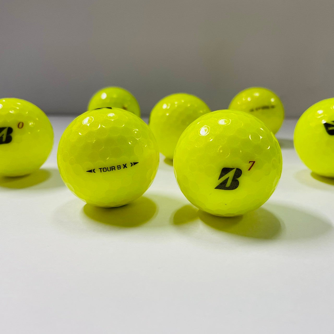 ロストボール ブリヂストン BRIDGESTONE TOUR B X 年代混合 イエロー 20球 【ABランク】 ゴルフボール 【中古】