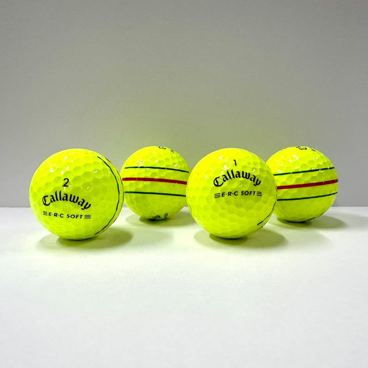 ロストボール キャロウェイ callaway ERC SOFT 年代混合 イエロー 20球【ABランク】