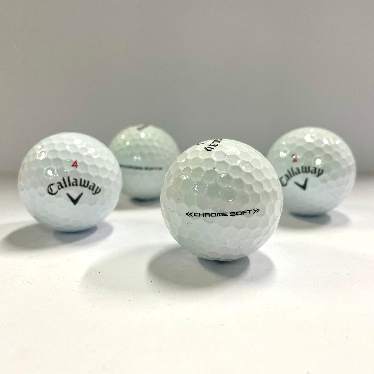 ロストボール キャロウェイ Callaway クロムソフト 系混合 CHROME SOFT 年代混合 ホワイト 20球 【ABランク】