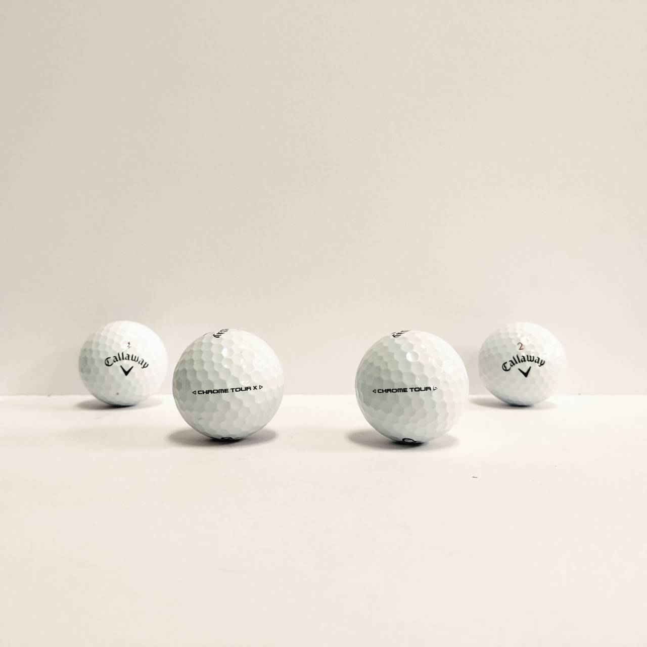 ロストボール キャロウェイ Callaway クロムツアー 系混合 CHROME TOUR 年代混合 ホワイト 20球 【Aランク】