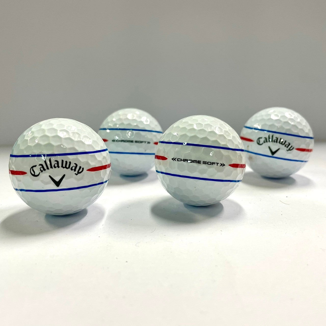ロストボール キャロウェイ Callaway トリプルトラック 360℃ 混合 ホワイト 12球 【Aランク】