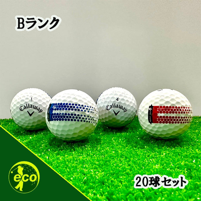 ロストボール キャロウェイ callaway ERC SOFT FADE ホワイト 20球【Bランク】