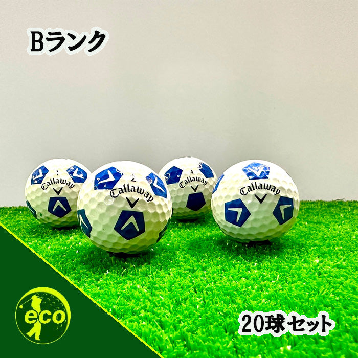 ロストボール キャロウェイ Callaway TRUVIS シリーズ 混合 ブルー 20球【Bランク】