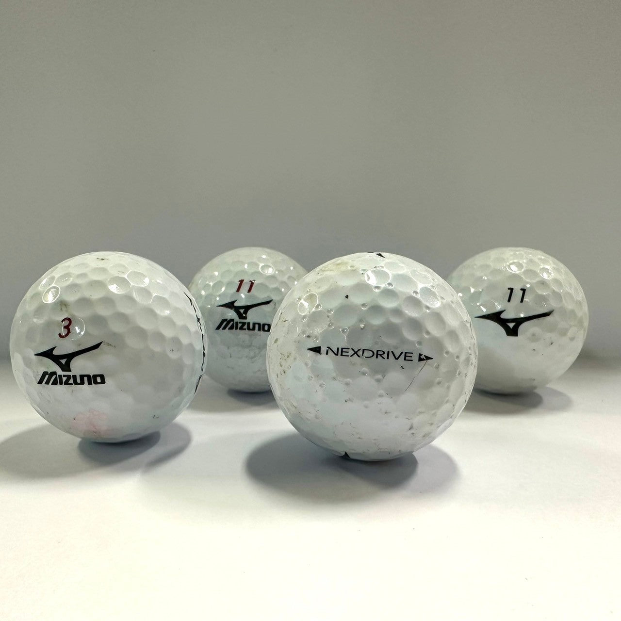 ロストボール ミズノ MIZUNO 各種混合 ホワイト 100球 【Bランク】