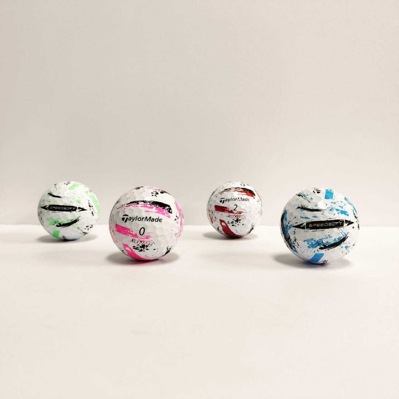 ロストボール テーラーメイド TaylorMade スピードソフト インク SpeedSoft INK 混合 20球 【Bランク】