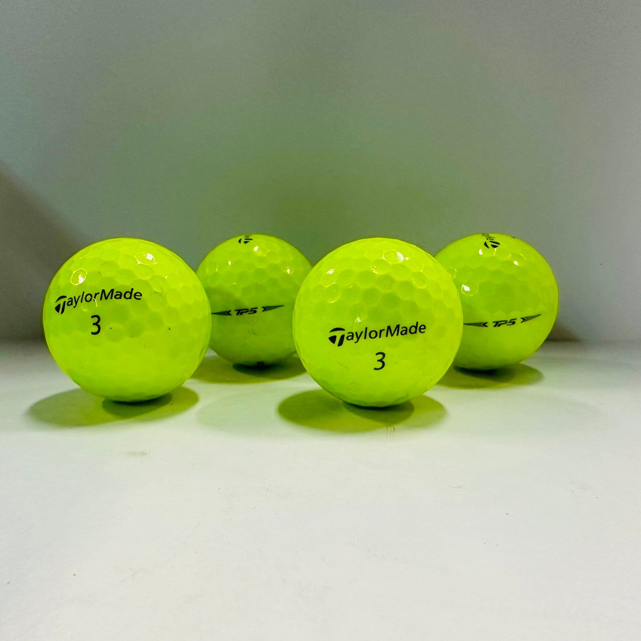 ロストボール テーラーメイド TaylorMade TP5 年代混合 イエロー 20球 【ABランク】 ゴルフボール 【中古】