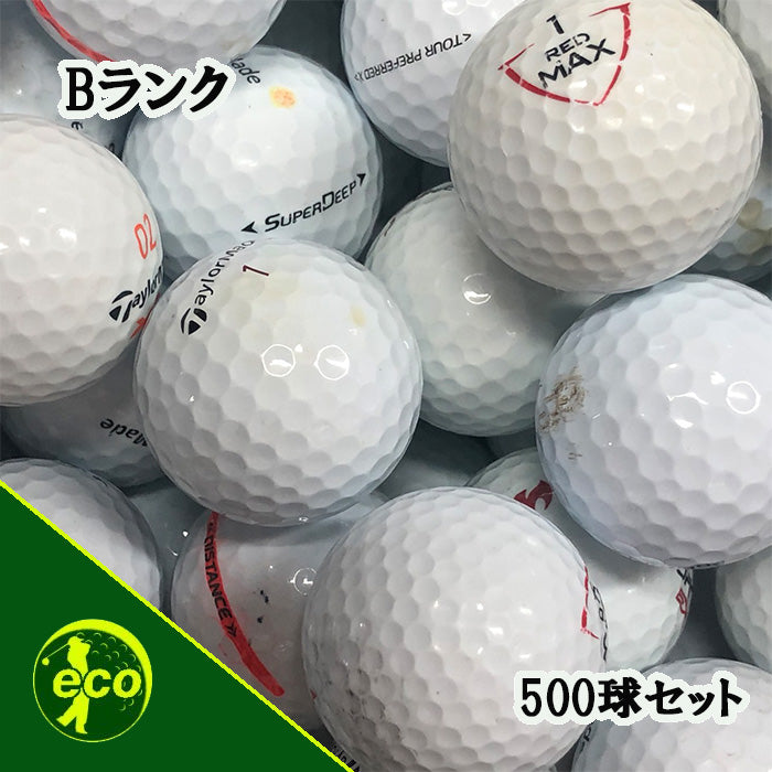 ロストボール テーラーメイド TaylorMade 各種混合 ホワイト 500球 【Bランク】