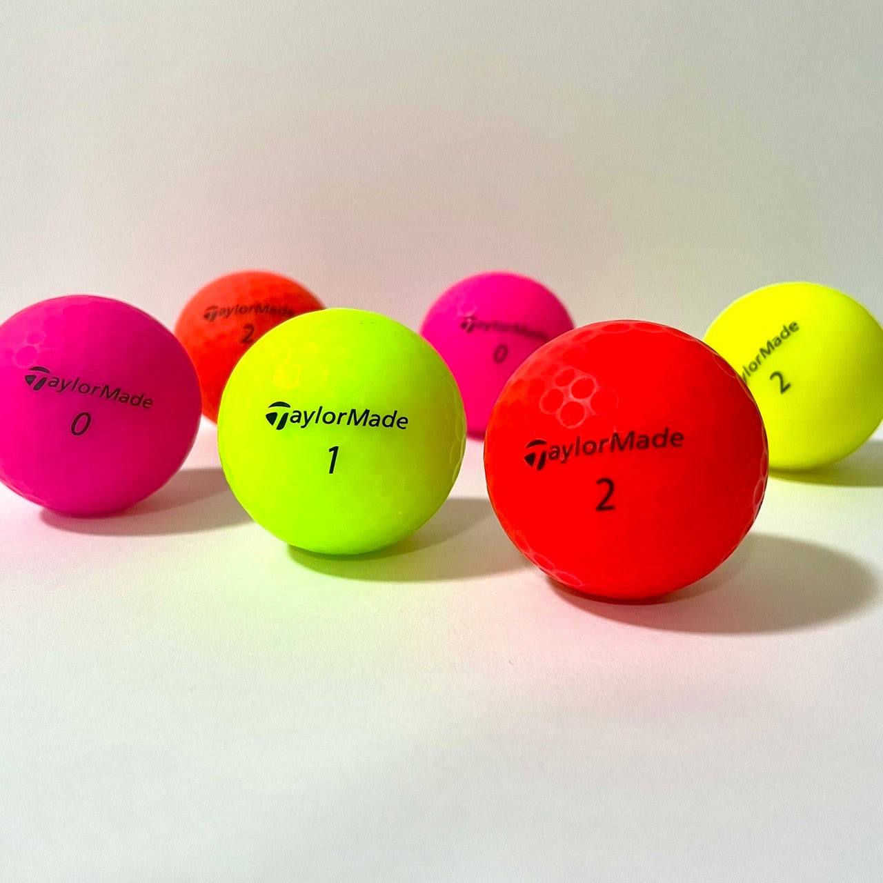 ロストボール テーラーメイド TaylorMade 各種混合 マットカラーボール 50球 【Bランク】
