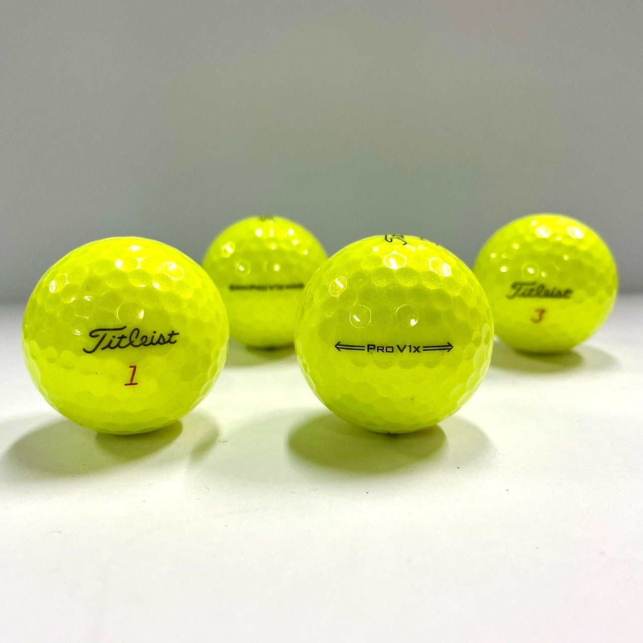 ロストボール タイトリスト Titleist PRO V1x 年代混合 イエロー 20球 【ABランク】