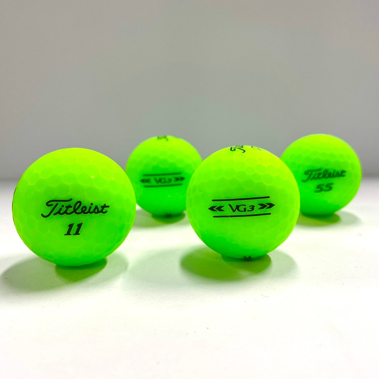 ロストボール タイトリスト Titleist VG3 年代混合 マットグリーン 20球 【ABランク】