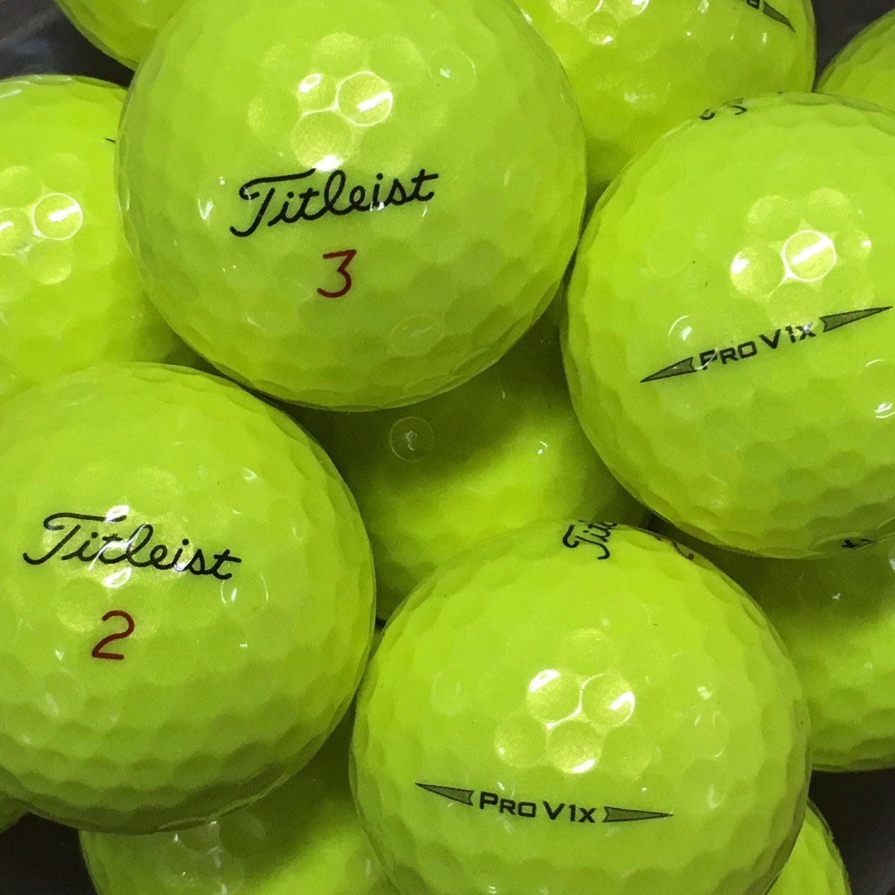 ロストボール タイトリスト Titleist PRO V1x 2019年 イエロー 12球