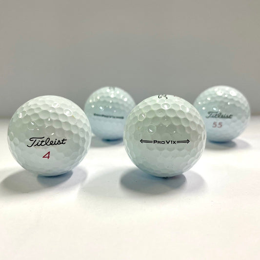 ロストボール タイトリスト Titleist PRO V1x 2021年 ホワイト 20球 【ABランク】 ゴルフボール 【中古】