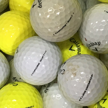 ロストボール キャロウェイ クロムソフト 年代混合 50球 Bランク 中古 ゴルフボール エコボール （X含む）