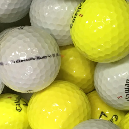ロストボール キャロウェイ クロムソフト 年代混合 50球 Bランク 中古 ゴルフボール エコボール （X含む）