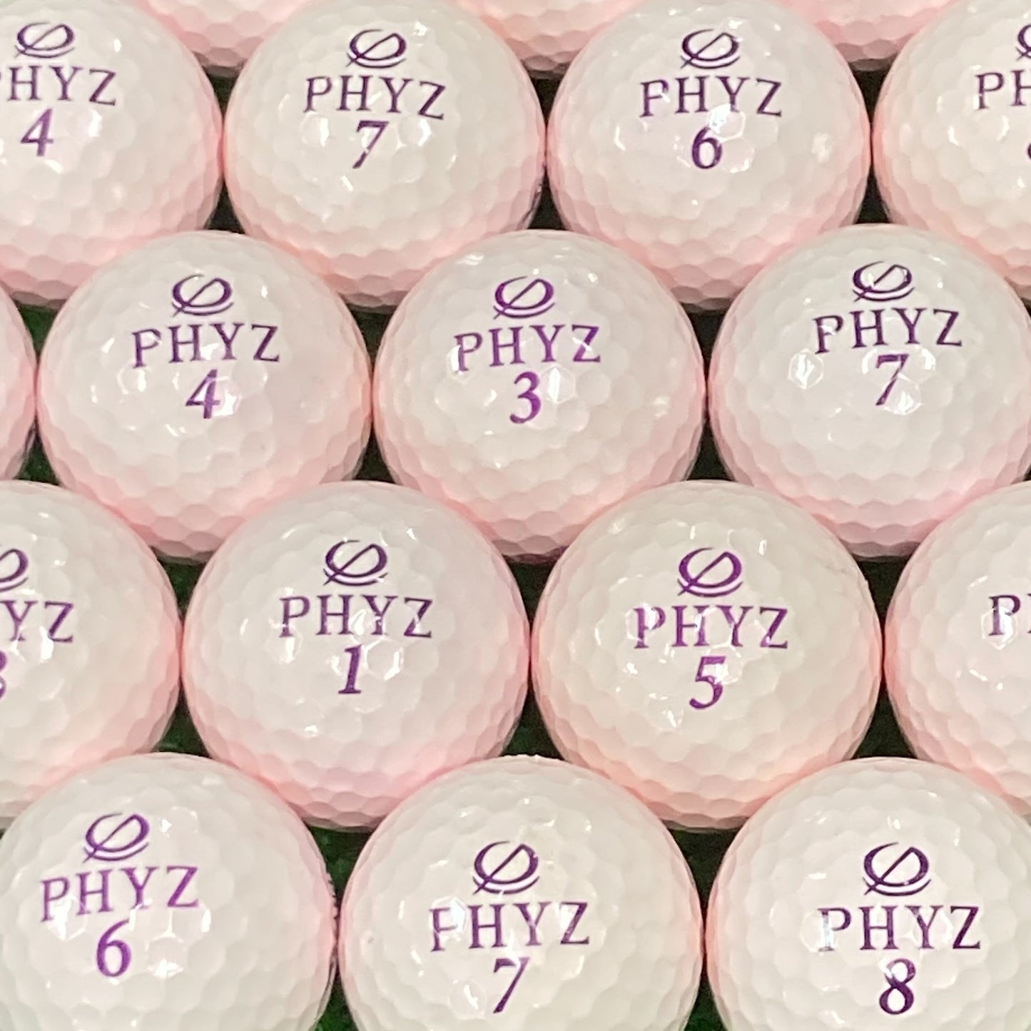 ロストボール ブリヂストン BRIDGESTONE PHYZ 2019年 パールピンク 12球 【Aランク】 ゴルフボール 【中古】