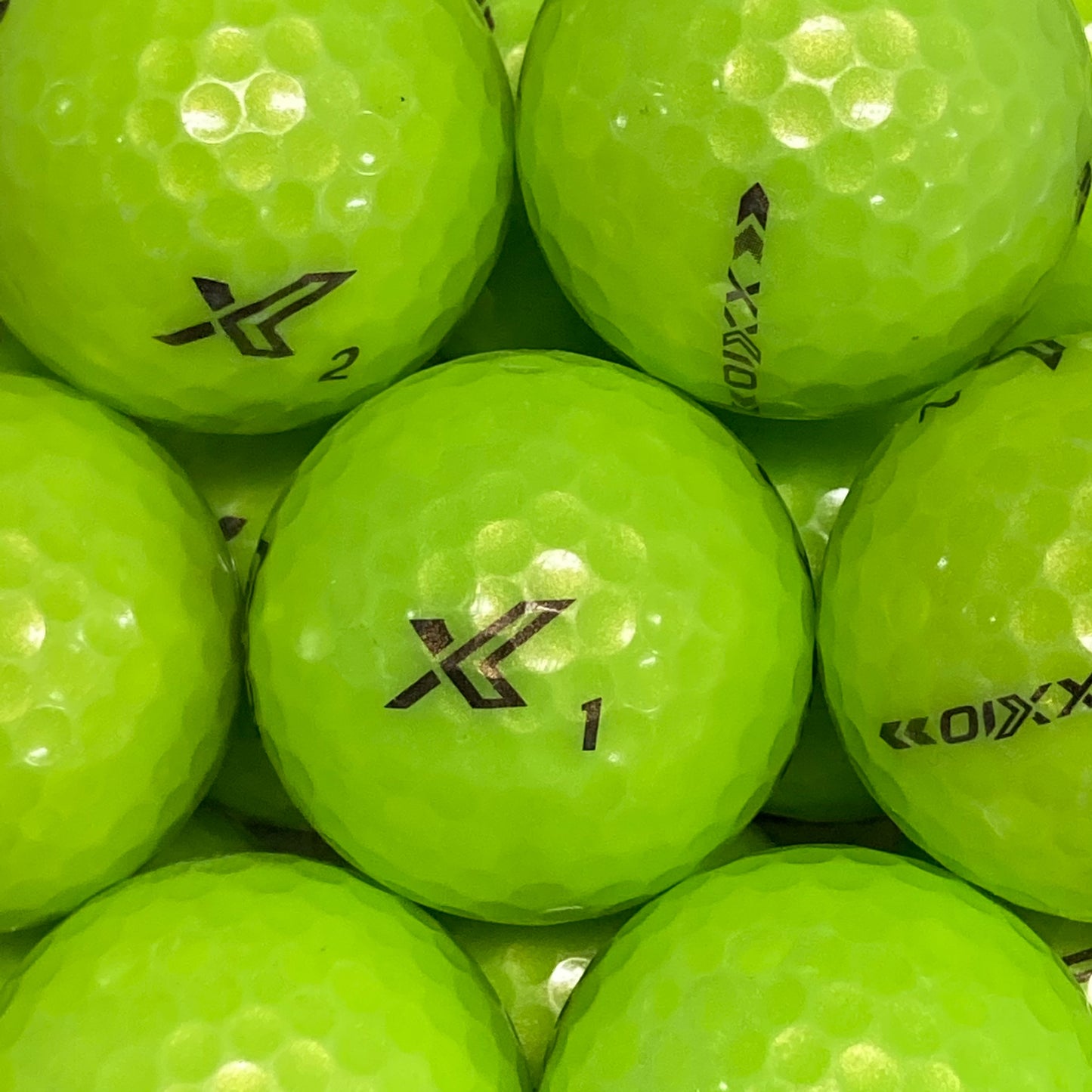 ロストボール ゼクシオ XXIO エックス X ライムイエロー 12球 【Aランク】 ゴルフボール 【中古】