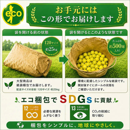 ロストボール ブランド混合 オレンジ 50球 【Bランク】