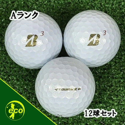 ロストボール ブリヂストン BRIDGESTONE TOUR B X 年代混合 ホワイト 系 12球 【Aランク】