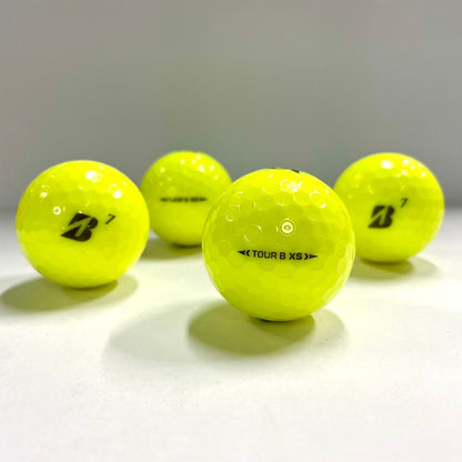ロストボール ブリヂストン BRIDGESTONE TOUR B XS 年代混合 イエロー 20球 【ABランク】 ゴルフボール 【中古】
