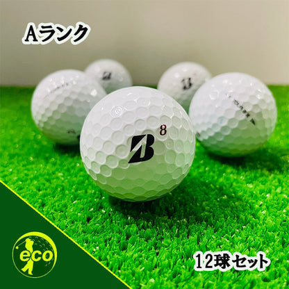 ロストボール ブリヂストン BRIDGESTONE TOUR B X 2022年 ホワイト 12球 【Aランク】 ゴルフボール 【中古】