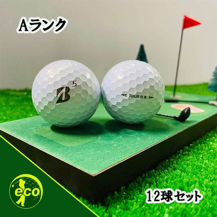 ロストボール ブリヂストン BRIDGESTONE TOUR B X 2022年 パールホワイト 12球 【Aランク】 ゴルフボール 【中古】