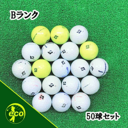 ロストボール ブリヂストン BRIDGESTONE TOUR B X 年代混合 50球 【Bランク】 ゴルフボール 【中古】