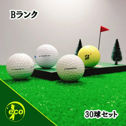 ロストボール ブリヂストン BRIDGESTONE TOUR B X 年代混合 30球 【Bランク】 ゴルフボール 【中古】