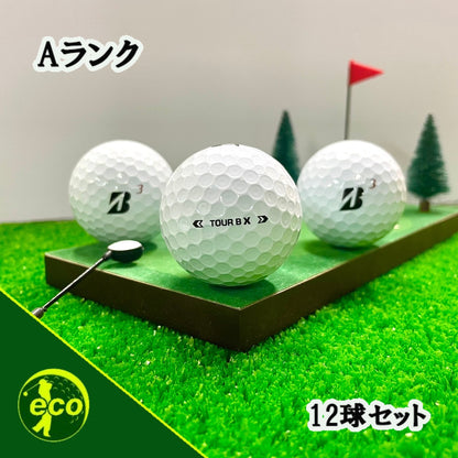 ロストボール ブリヂストン BRIDGESTONE TOUR B X 2024年 ホワイト 12球 【Aランク】