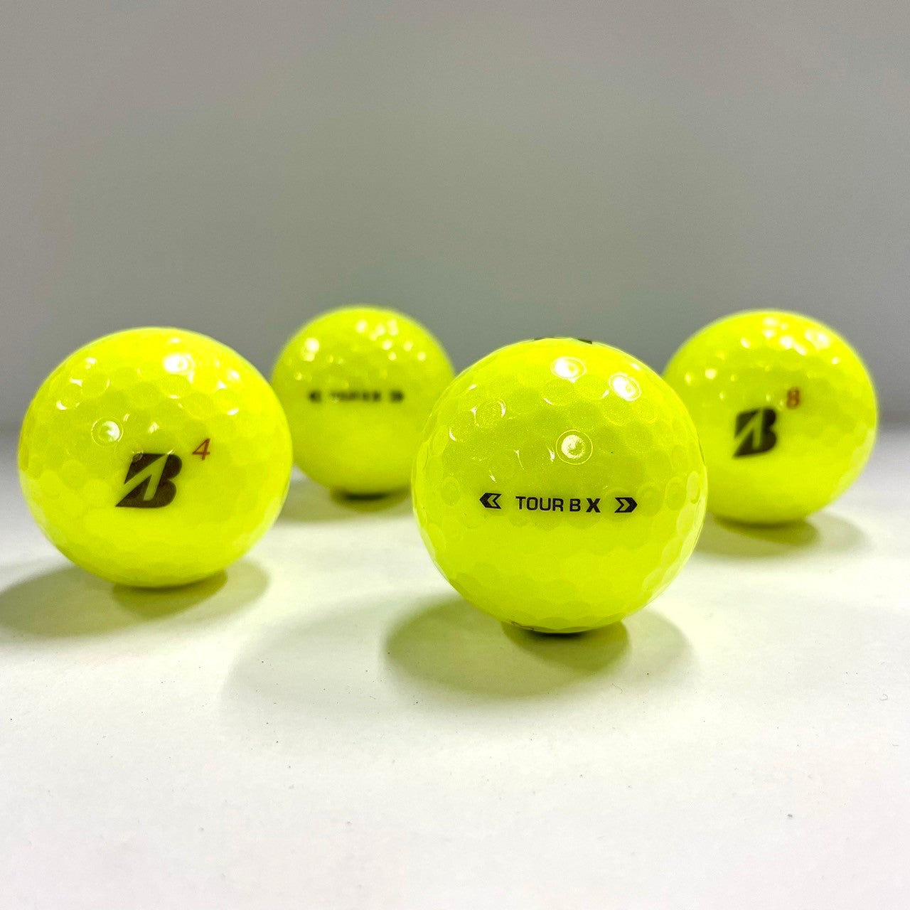 ロストボール ブリヂストン BRIDGESTONE TOUR B X 2024年 イエロー 12球 【Aランク】