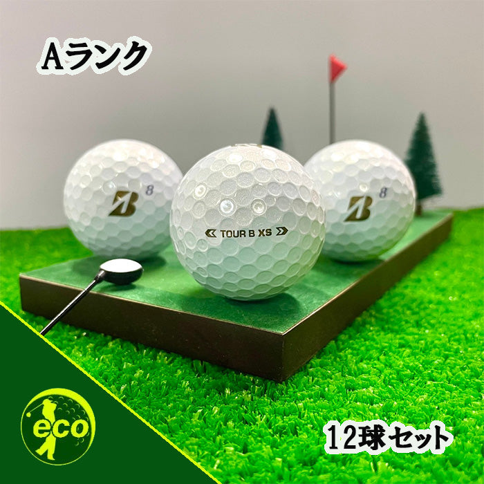ロストボール ブリヂストン BRIDGESTONE TOUR B XS 2024年 ホワイト 12球 【Aランク】