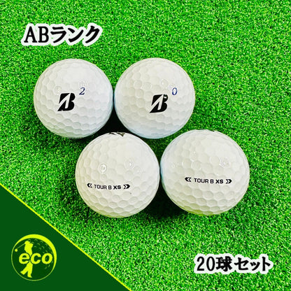 ロストボール ブリヂストン BRIDGESTONE TOUR B XS 2024年 ホワイト 20球 【ABランク】