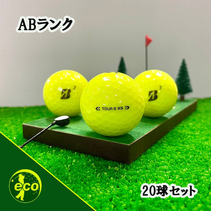 ロストボール ブリヂストン BRIDGESTONE TOUR B XS 2024年 イエロー 20球 【ABランク】