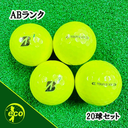 ロストボール ブリヂストン BRIDGESTONE TOUR B XS 2024年 イエロー 20球 【ABランク】