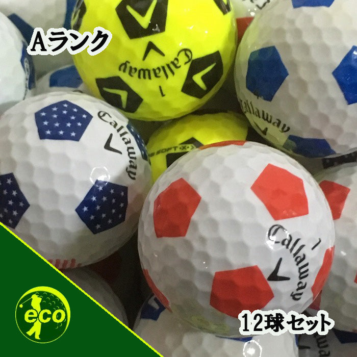 ロストボール キャロウェイ Callaway TRUVIS シリーズ 混合 12球 【Aランク】 ゴルフボール 【中古】