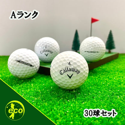 ロストボール キャロウェイ Callaway WARBRID 年代混合 ホワイト 30球 【Aランク】 ゴルフボール 【中古】