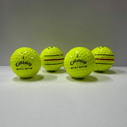 ロストボール キャロウェイ callaway ERC SOFT 2025年 イエロー 20球【ABランク】