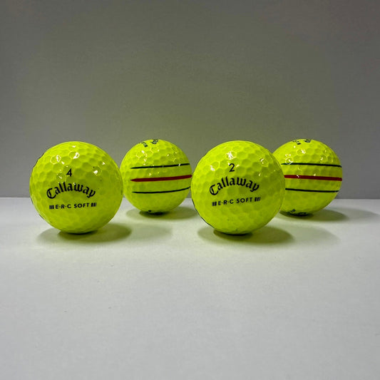 ロストボール キャロウェイ callaway ERC SOFT 2025年 イエロー 20球【ABランク】