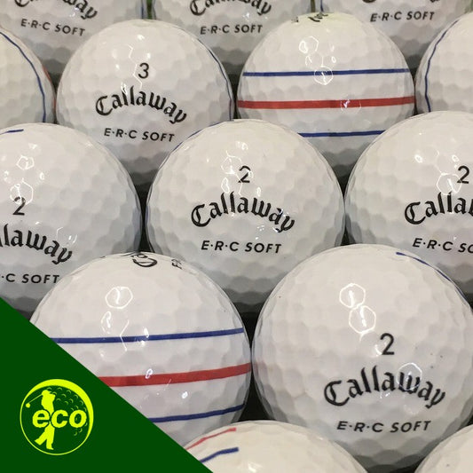 ロストボール キャロウェイ Callaway ERC SOFT 2019年 ホワイト 20球 【ABランク】 ゴルフボール 【中古】