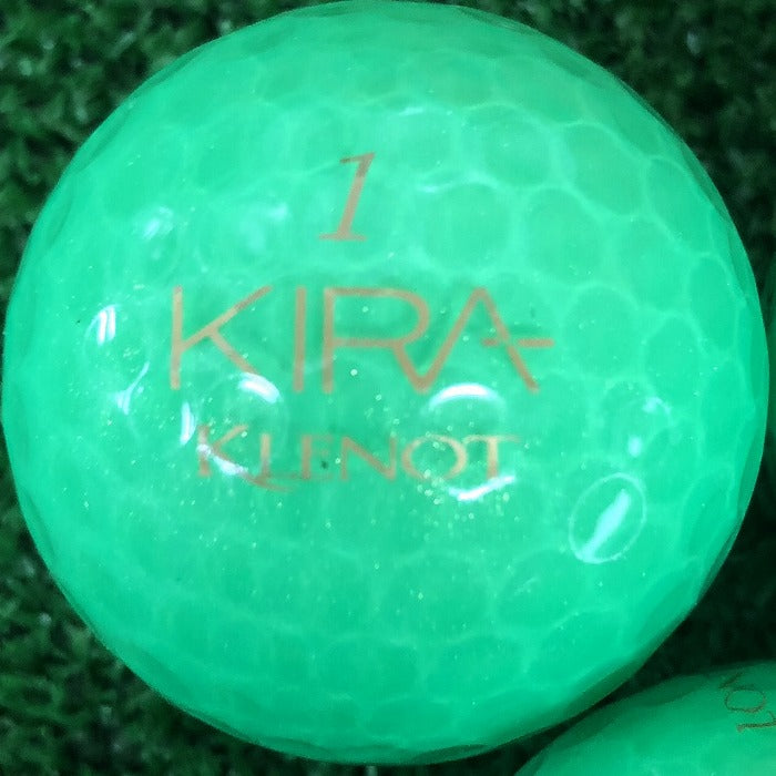 ロストボール キャスコ kasco KIRA クレノ KLENOT エメラルドグリーン 12球 【Aランク】 ゴルフボール 【中古】