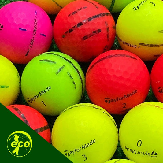 ロストボール テーラーメイド TaylorMade マットカラーボール 混合 30球 【A+ABランクマーカー入り】 ゴルフボール 【中古】