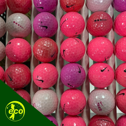 ロストボール ナイキ NIKE 混合 ピンク 30球 【ABランク】 ゴルフボール 【中古】