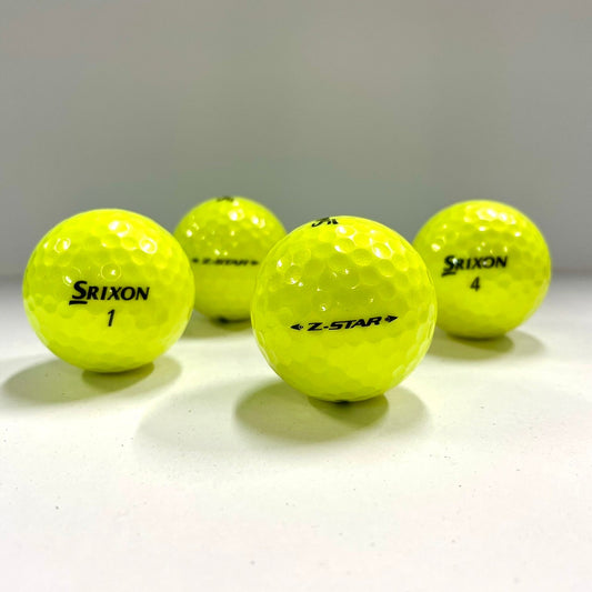 ロストボール スリクソン SRIXON Z-STAR 2021年 プレミアムパッションイエロー 20球 【ABランク】 ゴルフボール 【中古】