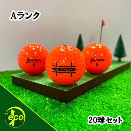 ロストボール スリクソン SRIXON AD SPEED パッションオレンジ 20球 【Aランク】 ゴルフボール 【中古】